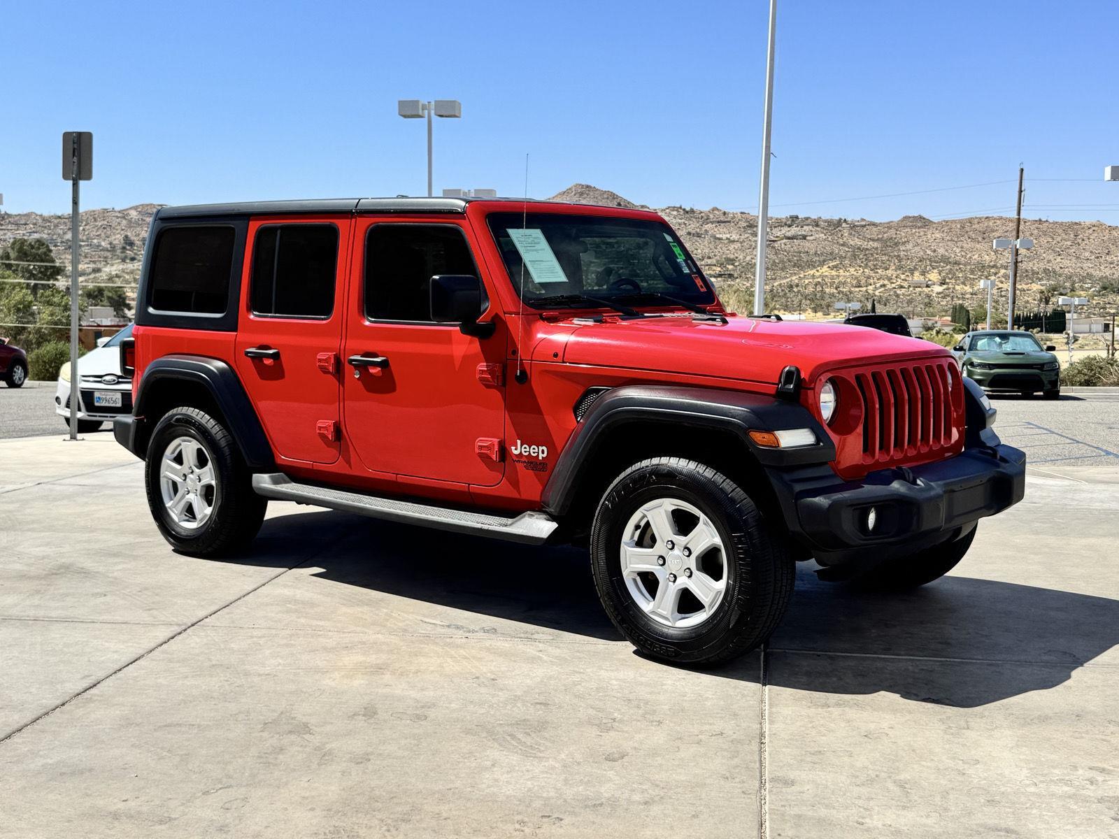 Firecracker Red Clearcoat 2020 Jeep Wrangler SUV / Crossover Four-Wheel Drive 8-Speed Automatic