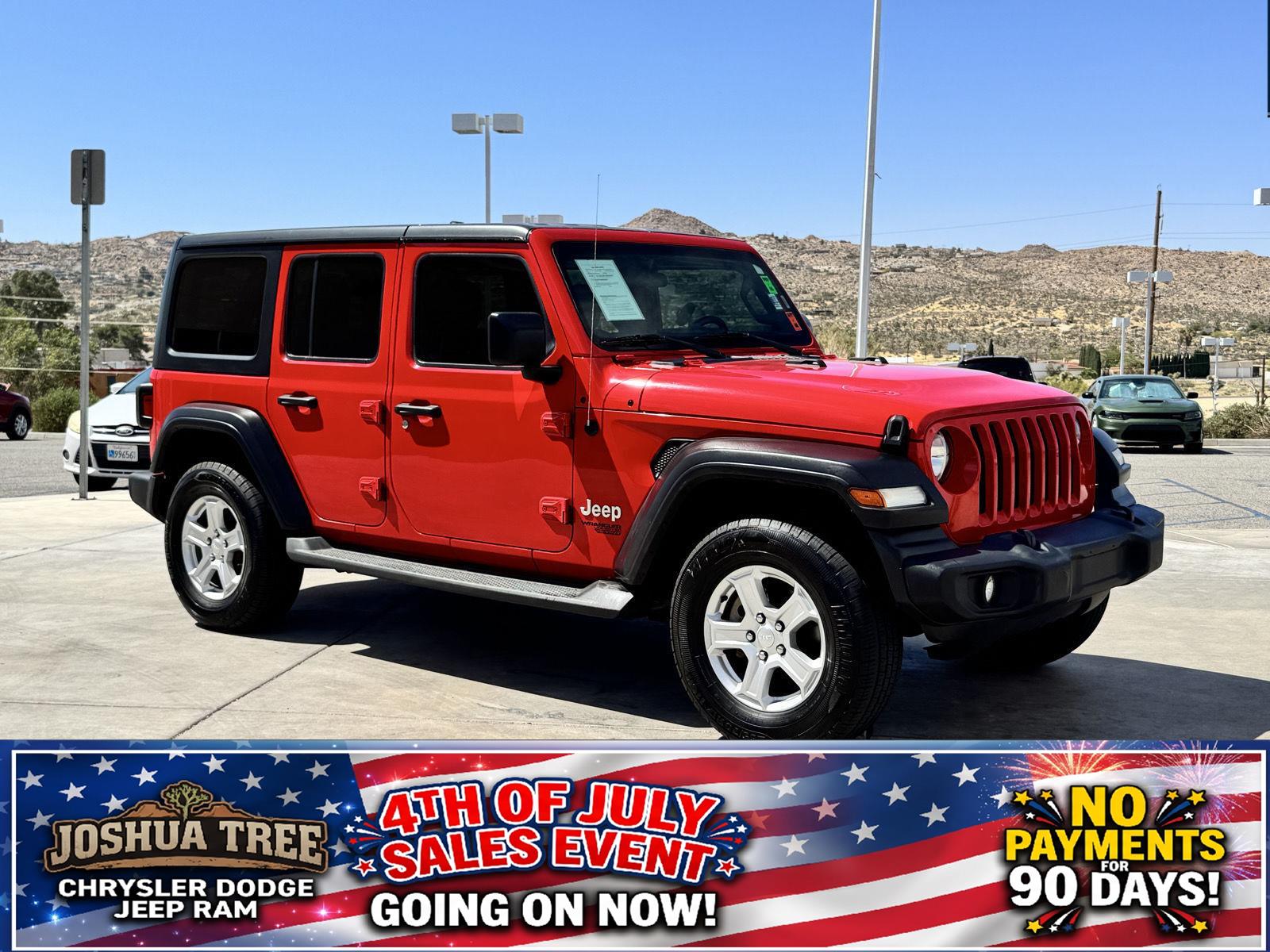 Firecracker Red Clearcoat 2020 Jeep Wrangler SUV / Crossover Four-Wheel Drive 8-Speed Automatic