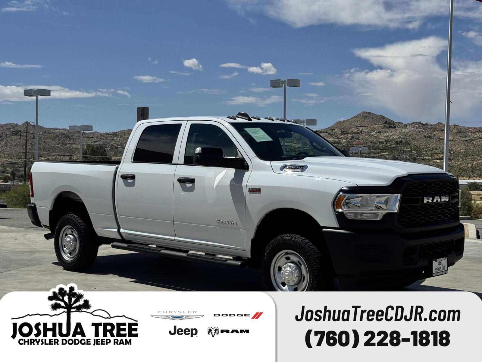 Bright White Clearcoat 2022 RAM 2500 Pickup Truck Four-Wheel Drive 8-Speed Automatic
