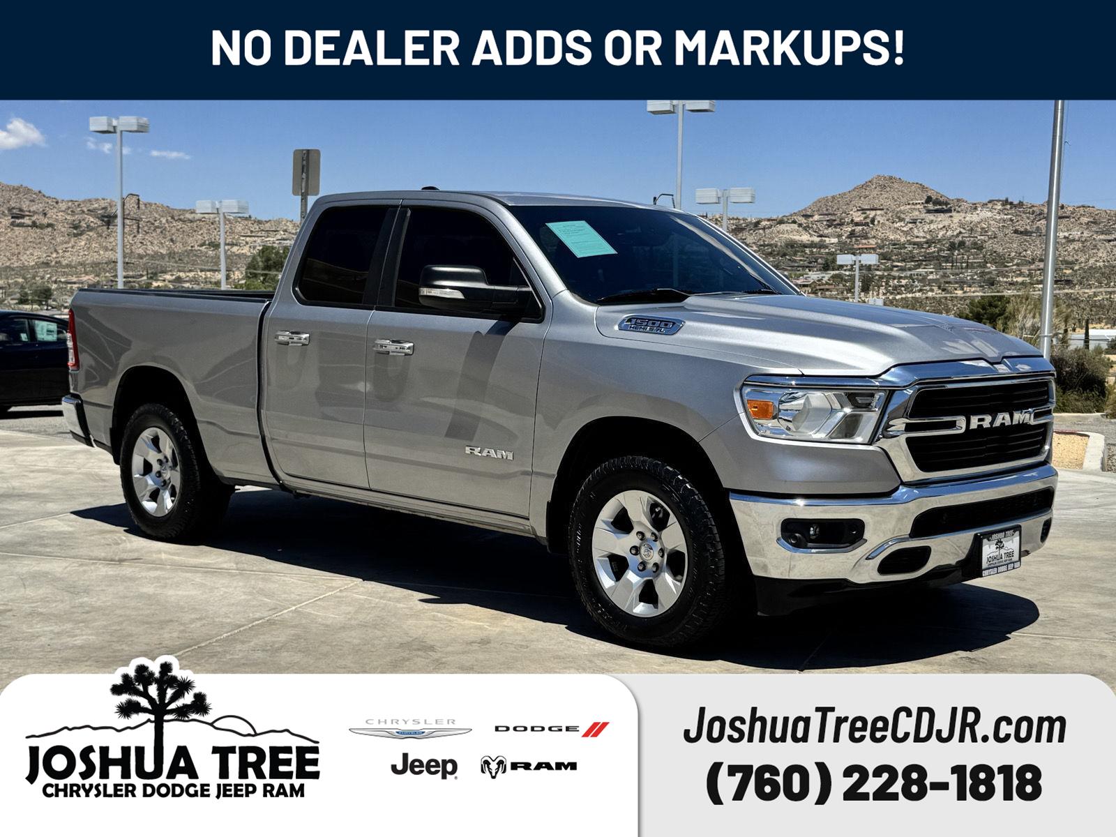 Billet Silver Metallic Clearcoat 2019 RAM 1500 Pickup Truck 4X2 8-Speed Automatic