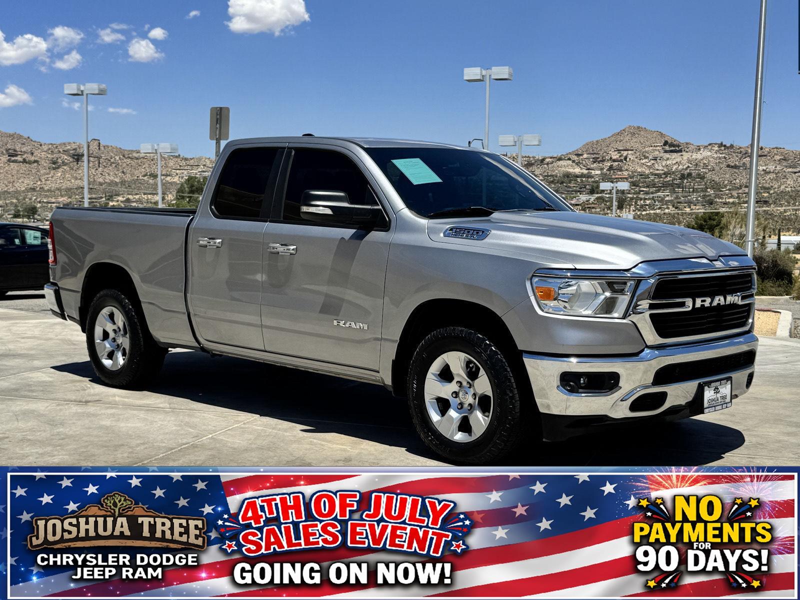 Billet Silver Metallic Clearcoat 2019 RAM 1500 Pickup Truck 4X2 8-Speed Automatic