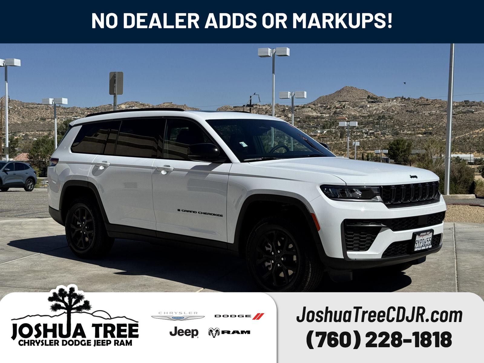 Bright White Clearcoat 2026 Jeep Grand Cherokee L SUV / Crossover Four-Wheel Drive 8-Speed Automatic