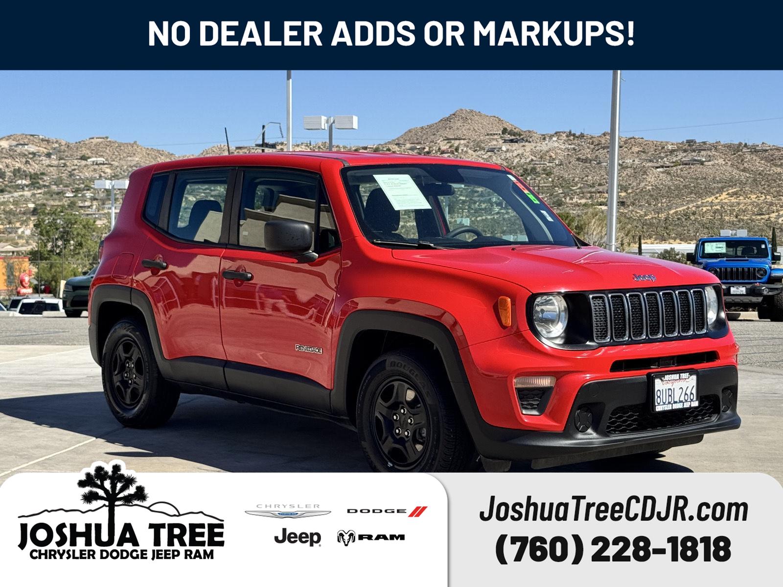 Colorado Red Clearcoat 2020 Jeep Renegade SUV / Crossover Front-Wheel Drive 9-Speed Automatic