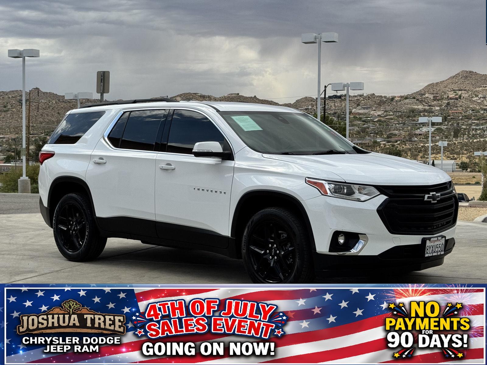 Summit White 2021 Chevrolet Traverse SUV / Crossover Front-Wheel Drive 9-Speed Automatic
