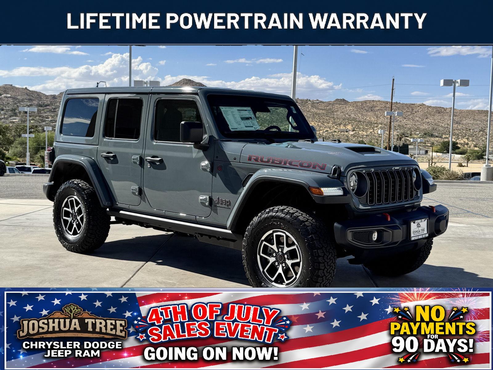 Anvil Clearcoat Gray 2026 Jeep Wrangler SUV / Crossover Four-Wheel Drive 8-Speed Automatic
