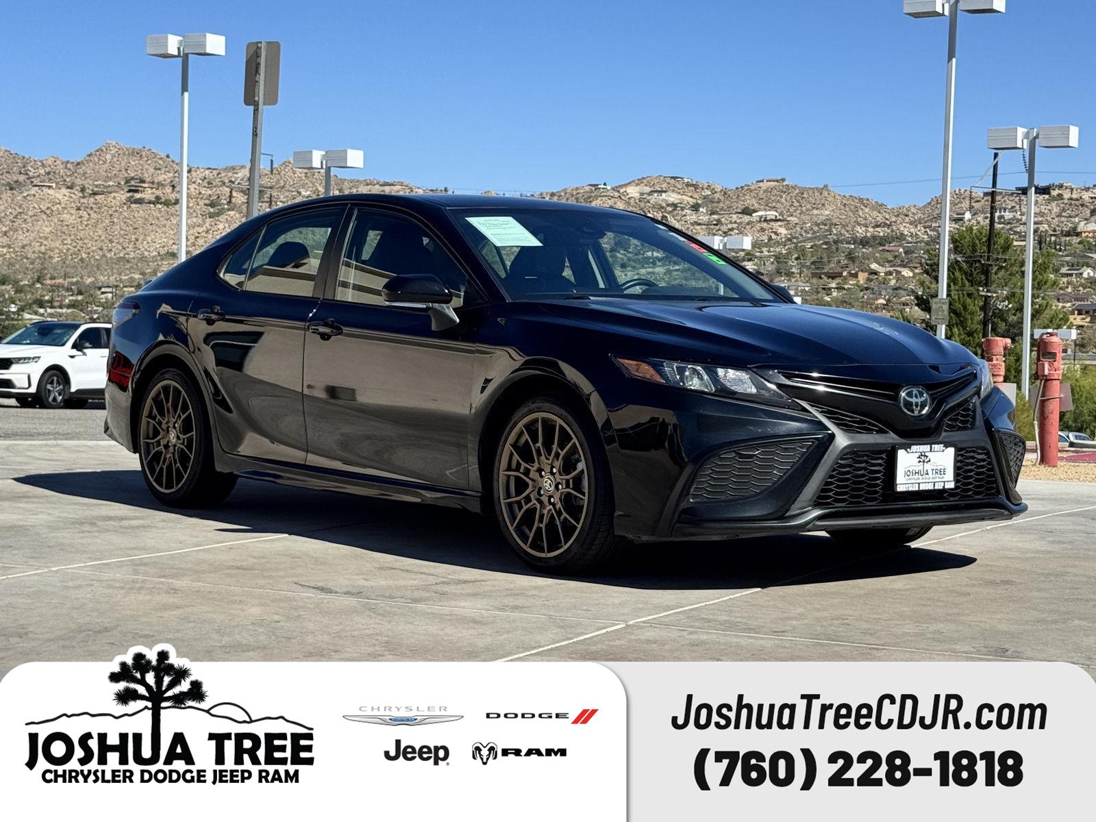 Midnight Black Metallic 2023 Toyota Camry Sedan Front-Wheel Drive 8-Speed Automatic