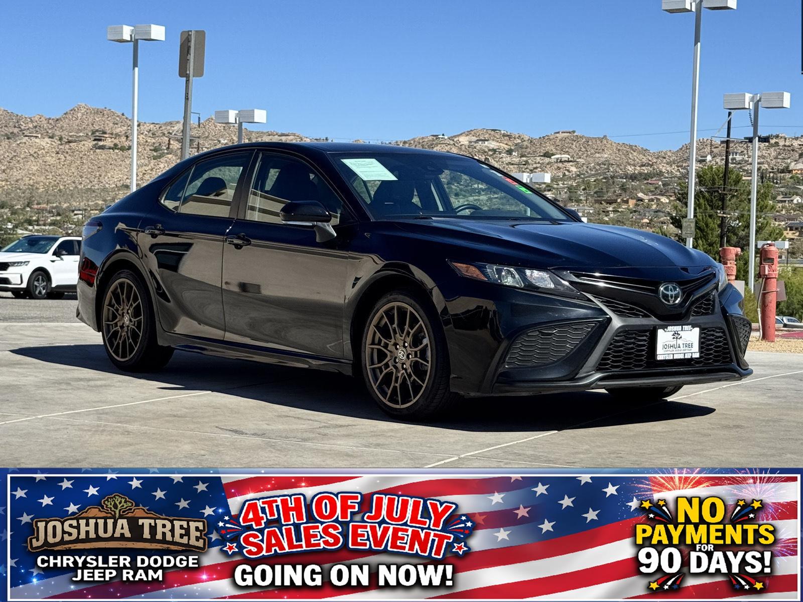 Midnight Black Metallic 2023 Toyota Camry Sedan Front-Wheel Drive 8-Speed Automatic