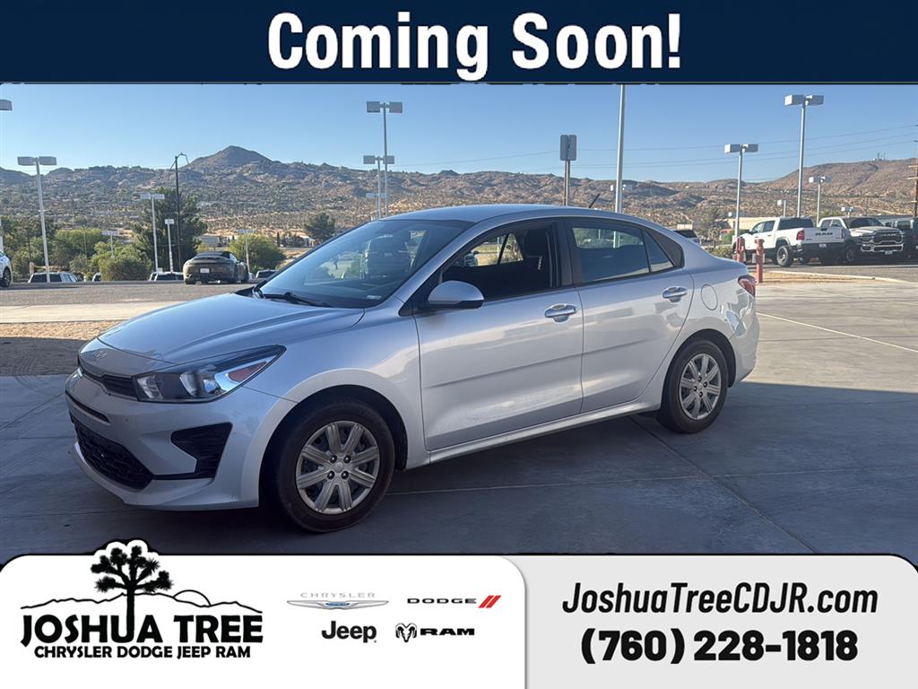 Silky Silver 2023 Kia Rio Sedan Front-Wheel Drive Continuously Variable Transmission