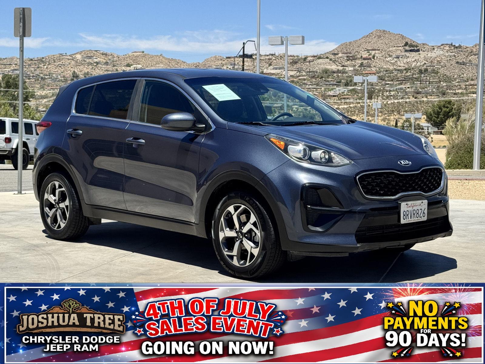 Pacific Blue 2020 Kia Sportage SUV / Crossover Front-Wheel Drive 6-Speed Automatic
