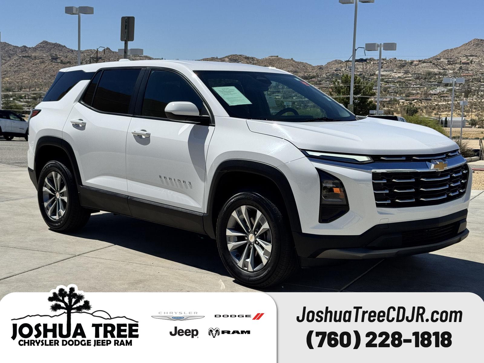 Summit White 2025 Chevrolet Equinox SUV / Crossover Front-Wheel Drive Continuously Variable Transmission