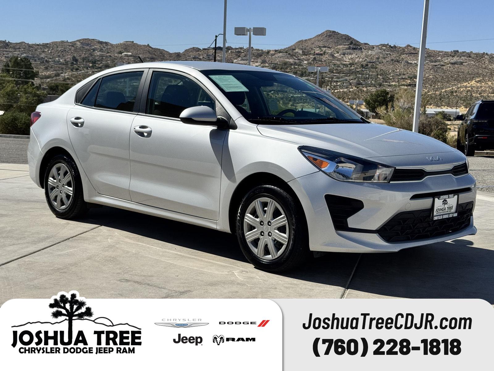Silky Silver 2023 Kia Rio Sedan Front-Wheel Drive Continuously Variable Transmission