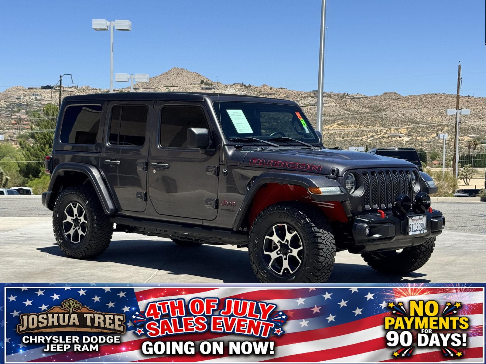Gray (Granite Crystal Metallic Clearcoat) 2021 Jeep Wrangler SUV / Crossover Four-Wheel Drive 8-Speed Automatic