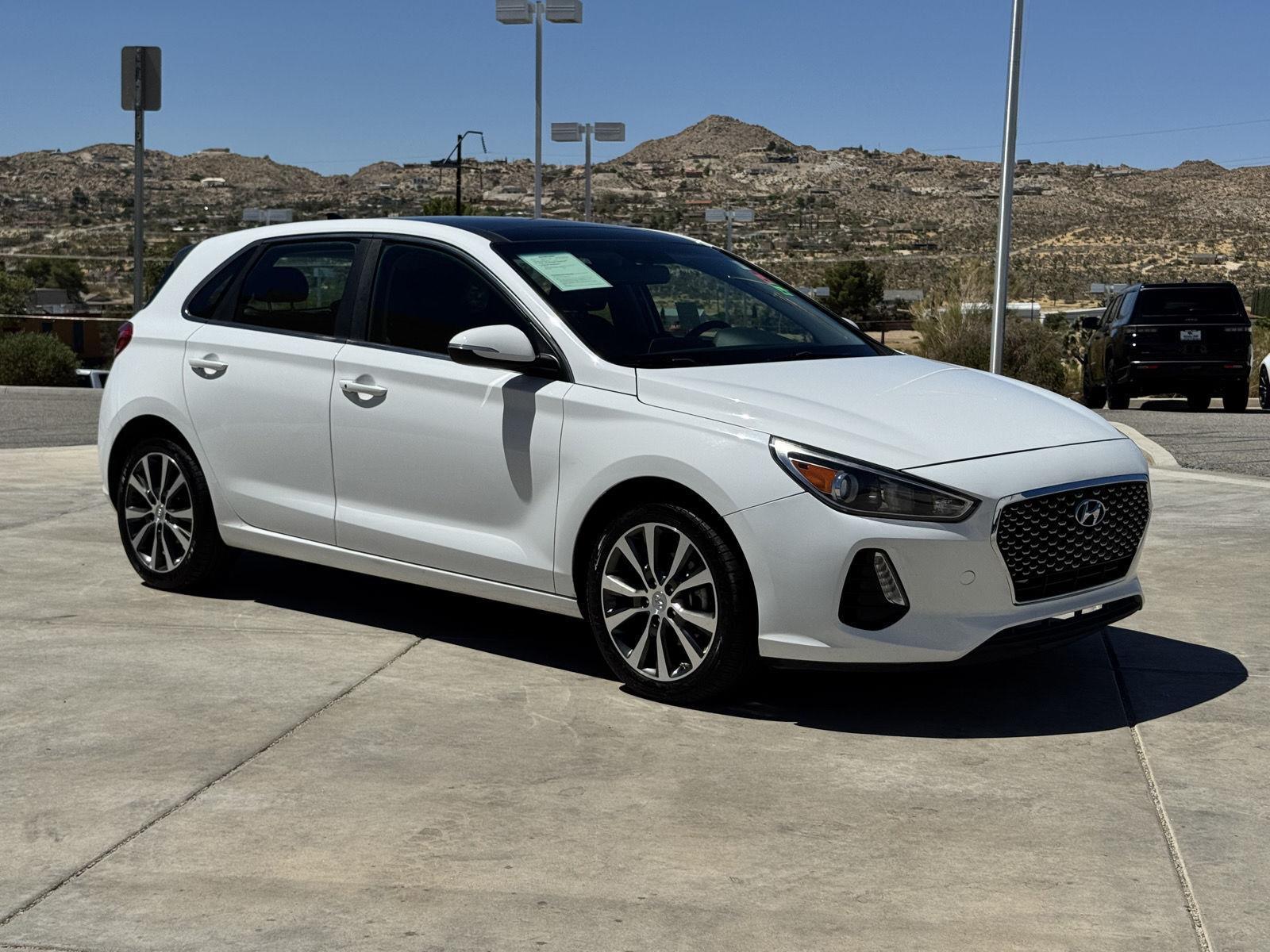 Ceramic White 2020 Hyundai Elantra GT Hatchback Front-Wheel Drive Automatic