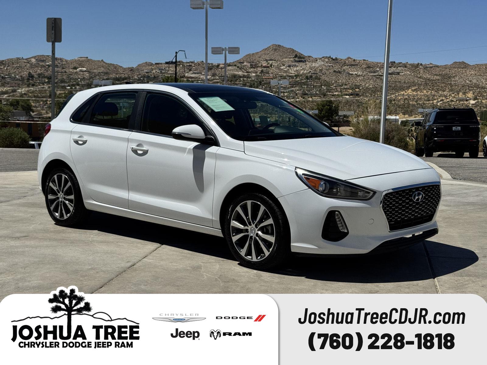 Ceramic White 2020 Hyundai Elantra GT Hatchback Front-Wheel Drive Automatic