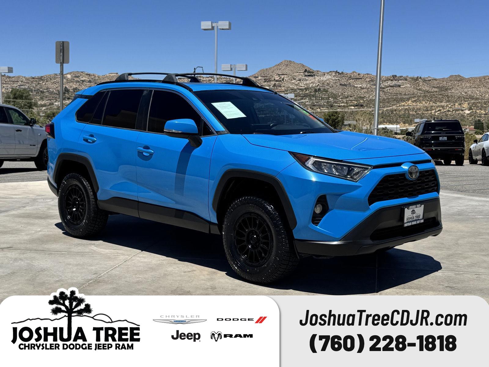 Blue Flame 2019 Toyota RAV4 SUV / Crossover Front-Wheel Drive Automatic
