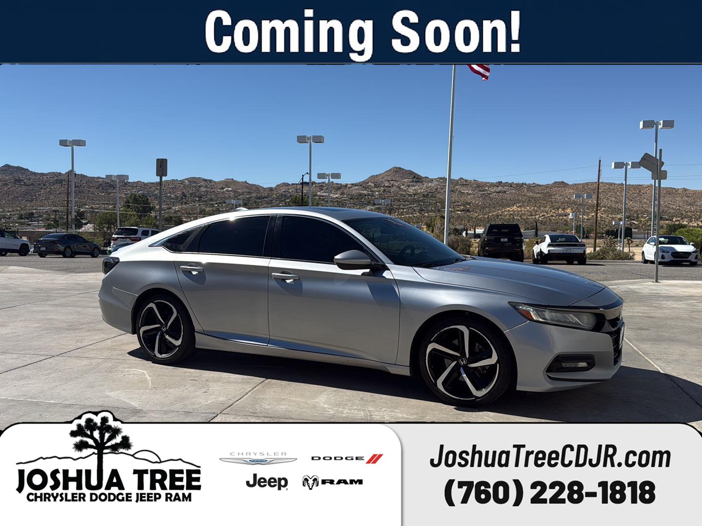 Lunar Silver Metallic 2018 Honda Accord Sedan Front-Wheel Drive Automatic