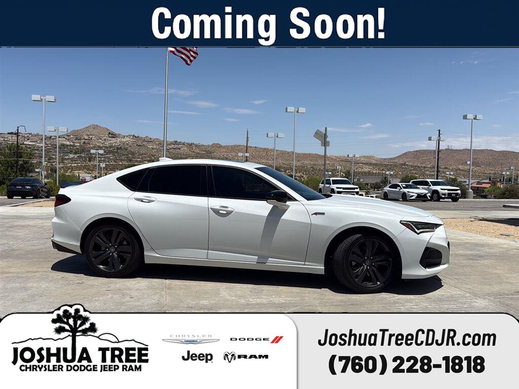 Platinum White Pearl 2021 Acura TLX Sedan All-Wheel Drive Automatic