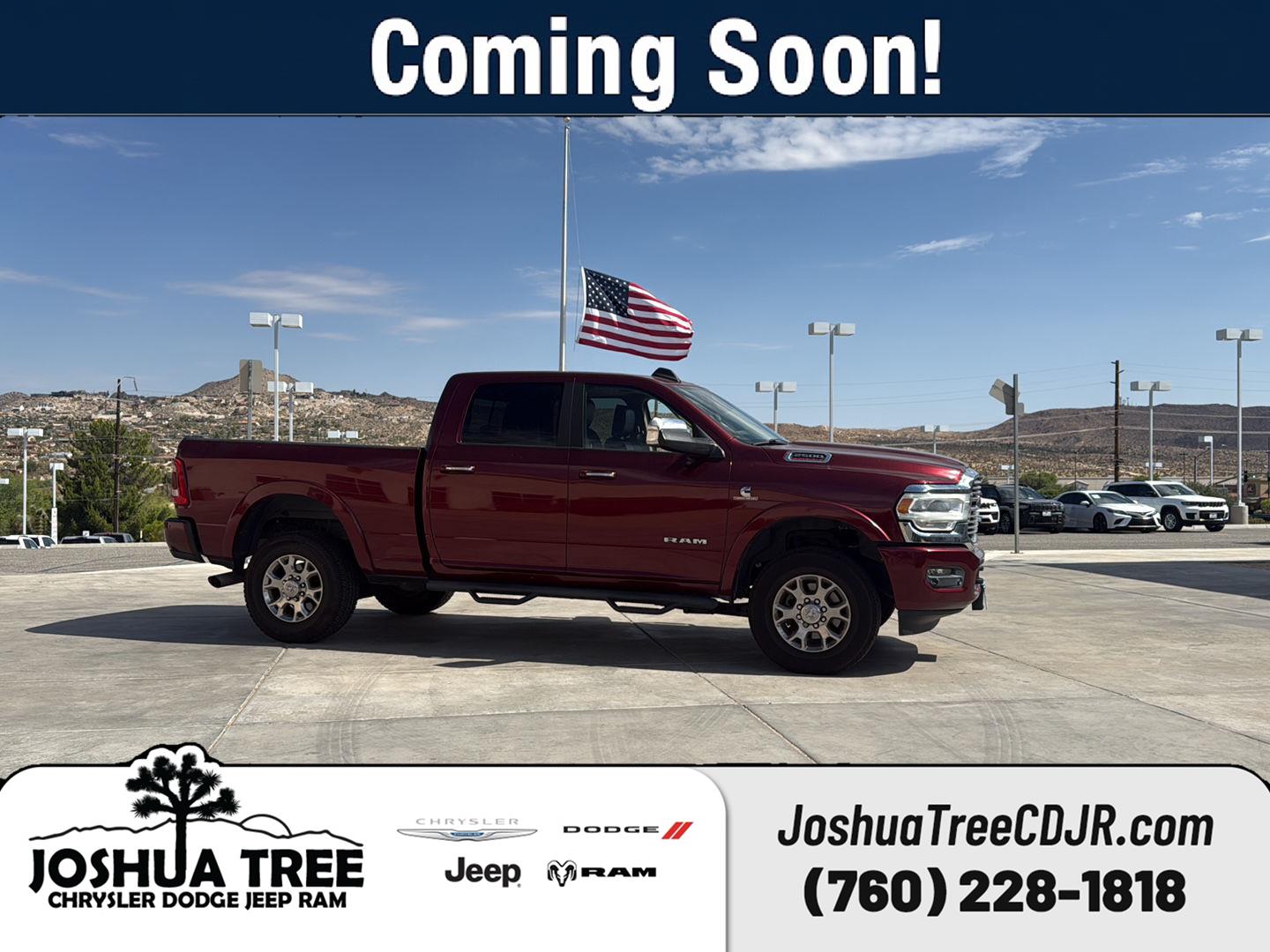 Delmonico Red Pearlcoat 2020 RAM 2500 Pickup Truck Four-Wheel Drive 6-Speed Automatic
