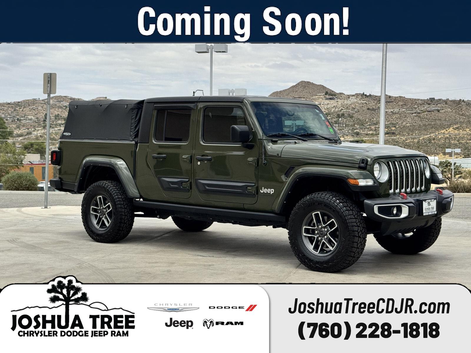 Sarge Green Clearcoat 2022 Jeep Gladiator Pickup Truck Four-Wheel Drive 8-Speed Automatic