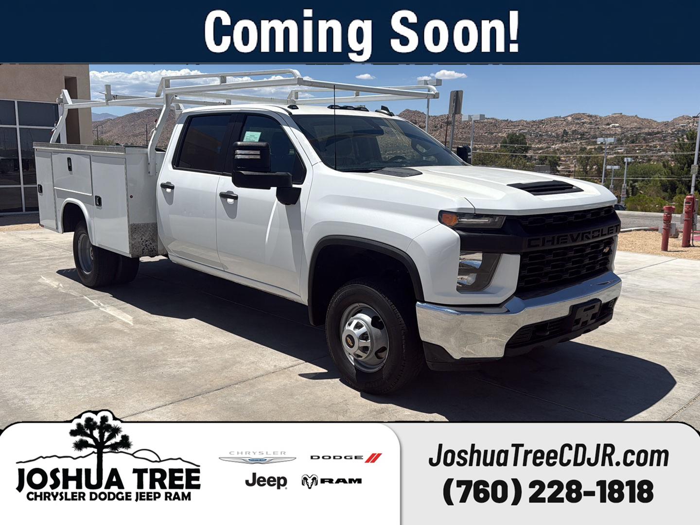Summit White 2021 Chevrolet Silverado 3500HD Chassis Pickup Truck 4X2 6-Speed Automatic