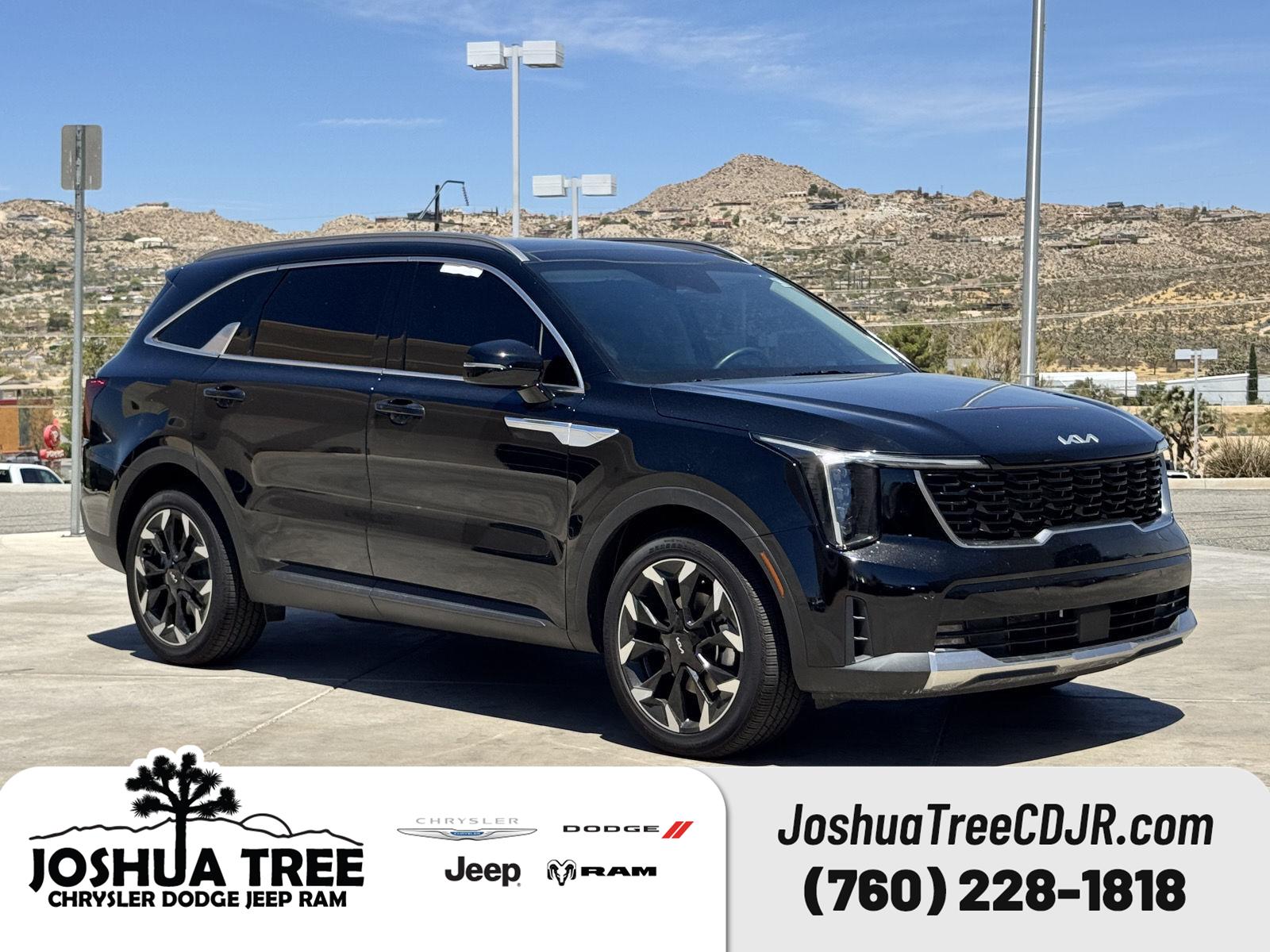 Ebony Black 2025 Kia Sorento SUV / Crossover Front-Wheel Drive 8-Speed Automatic