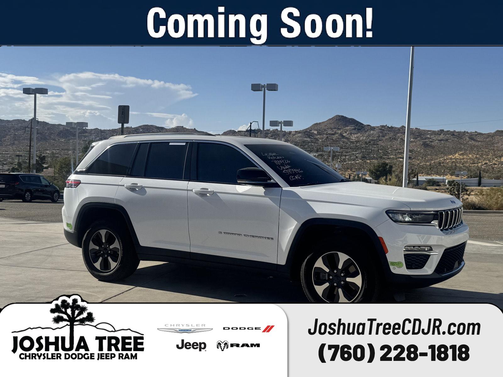 White 2023 Jeep Grand Cherokee 4xe SUV / Crossover Four-Wheel Drive