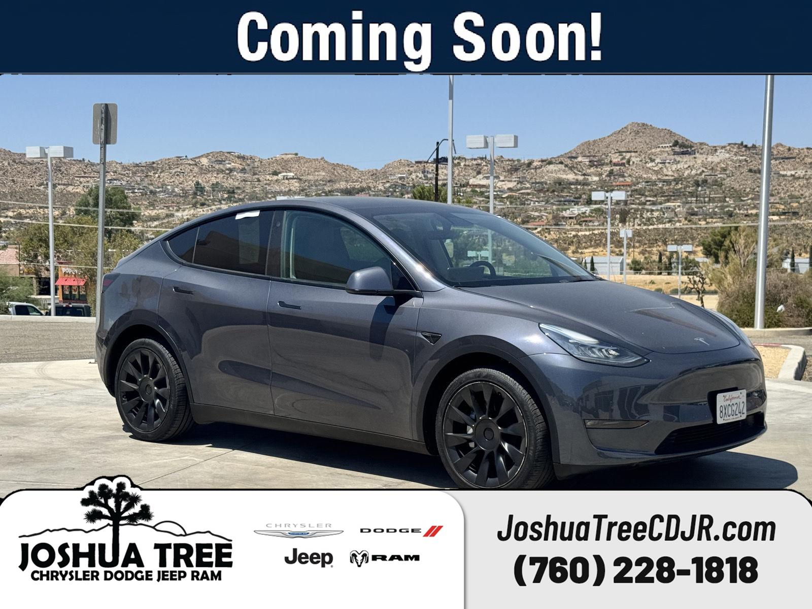 Gray 2021 Tesla Model Y SUV / Crossover All-Wheel Drive Automatic