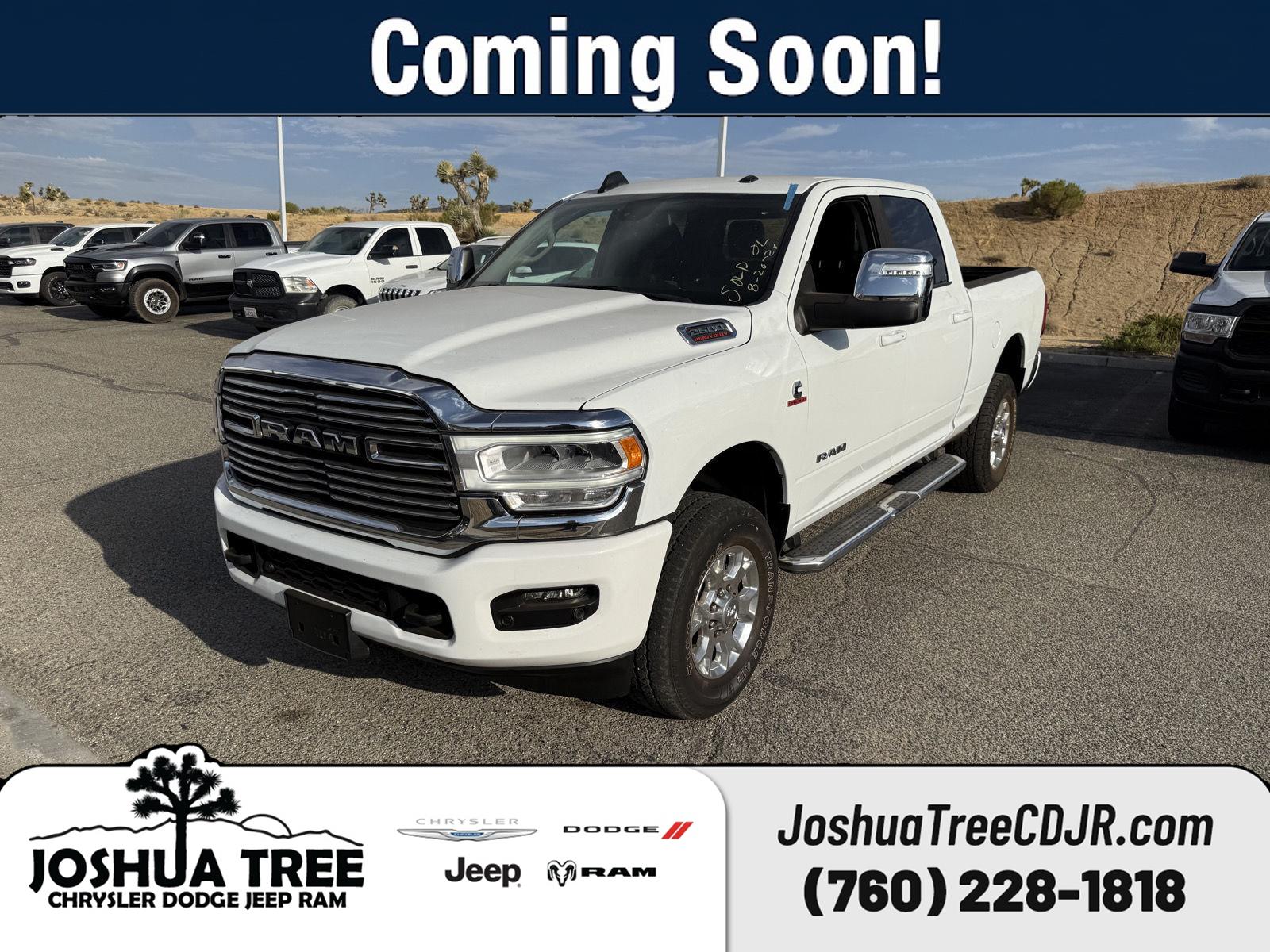 Bright White Clearcoat 2024 RAM 2500 Pickup Truck Four-Wheel Drive 6-Speed Automatic