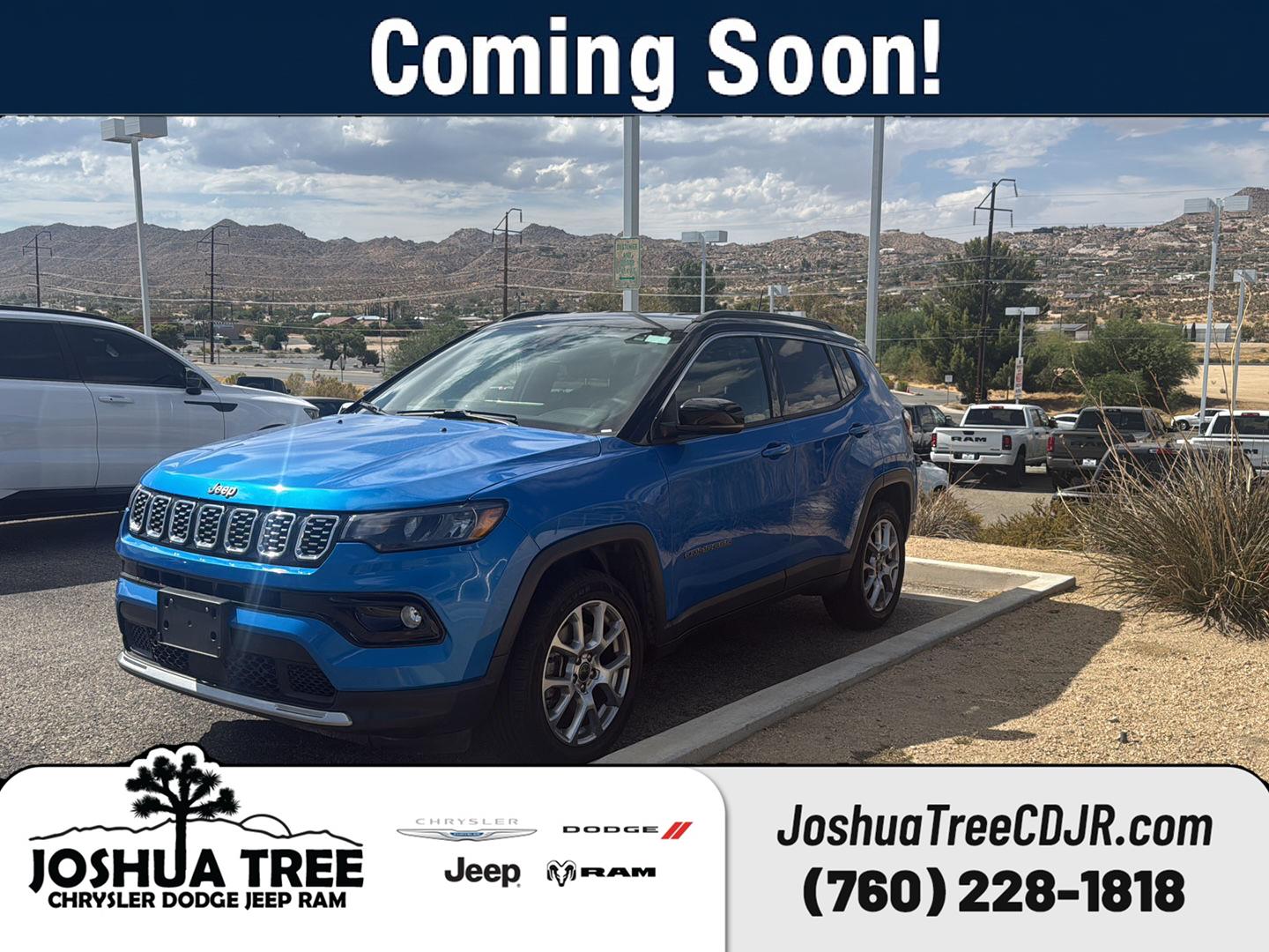 Hydro Blue Pearlcoat 2025 Jeep Compass SUV / Crossover Four-Wheel Drive 8-Speed Automatic