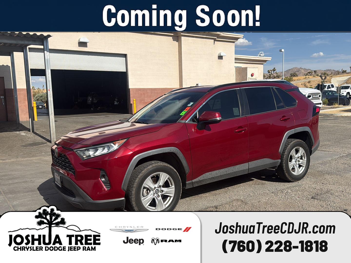 Red (Ruby Flare Pearl) 2019 Toyota RAV4 SUV / Crossover All-Wheel Drive Automatic