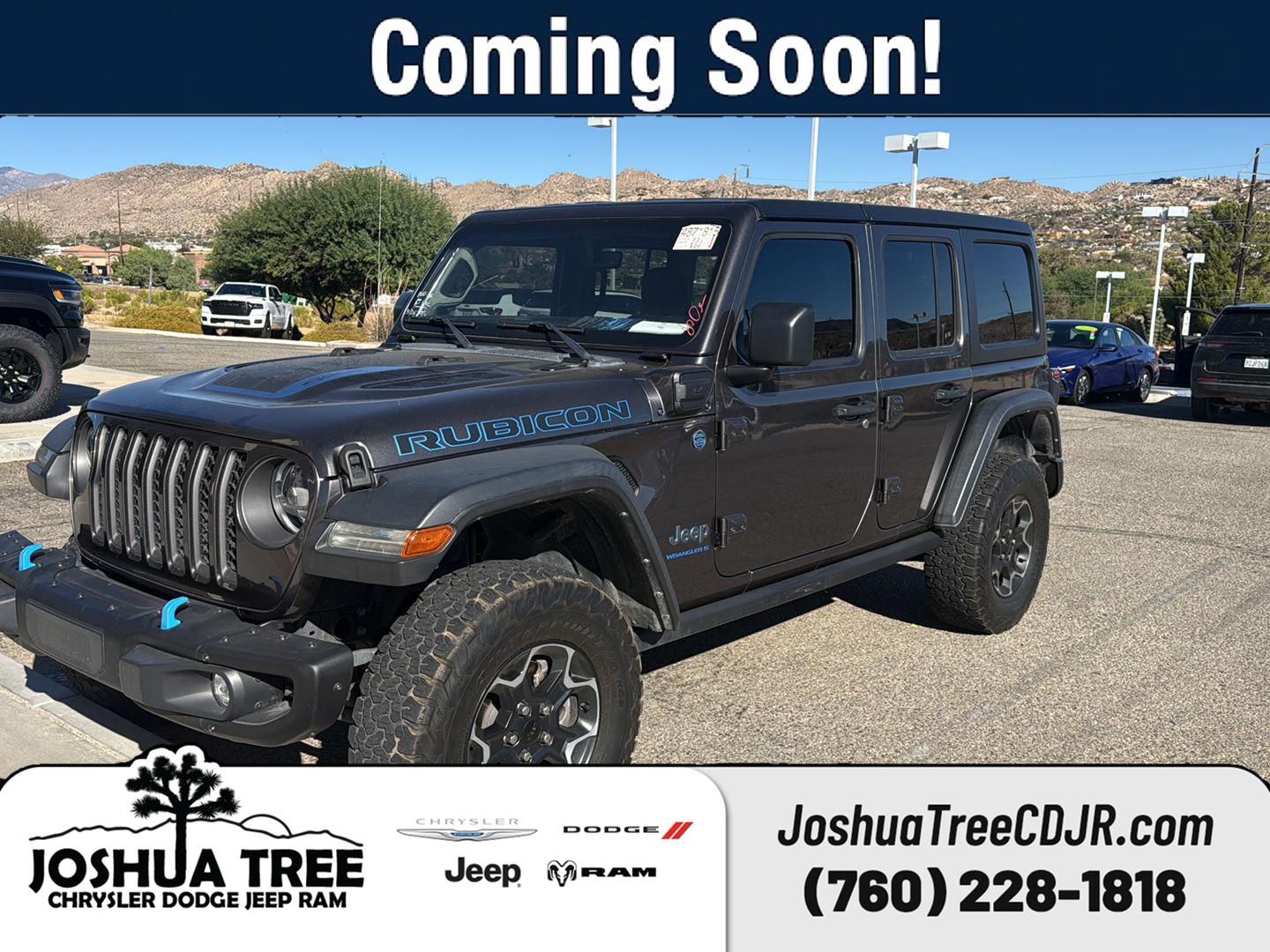 Gray (Granite Crystal Metallic Clearcoat) 2023 Jeep Wrangler 4xe SUV / Crossover Four-Wheel Drive 8-Speed Automatic