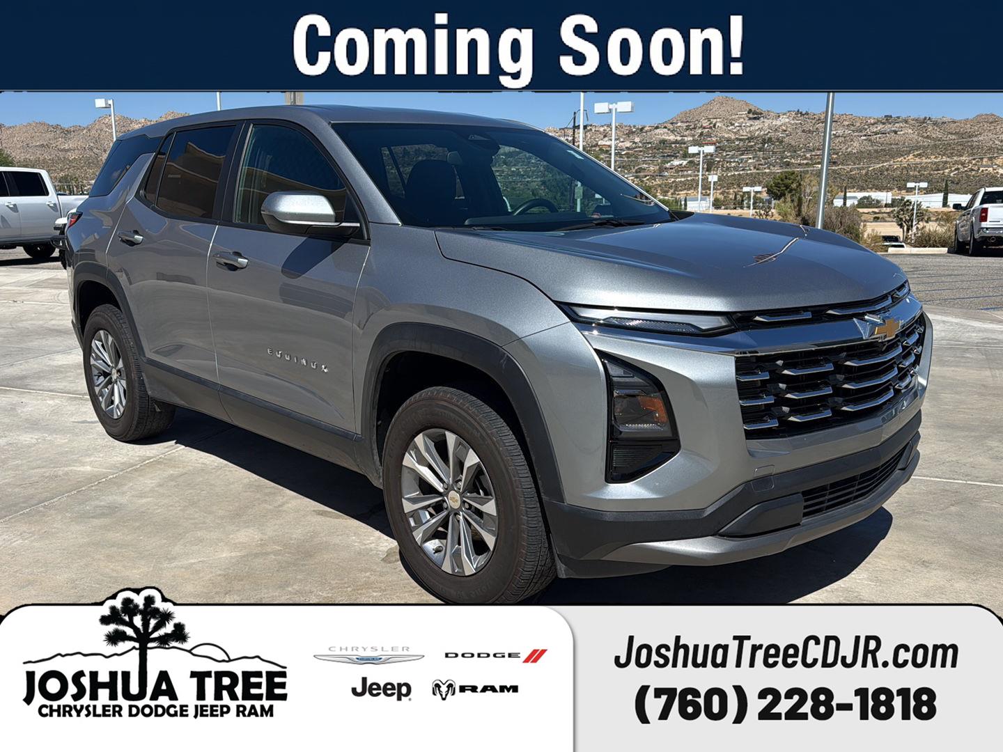 Sterling Gray Metallic 2025 Chevrolet Equinox SUV / Crossover Front-Wheel Drive Continuously Variable Transmission