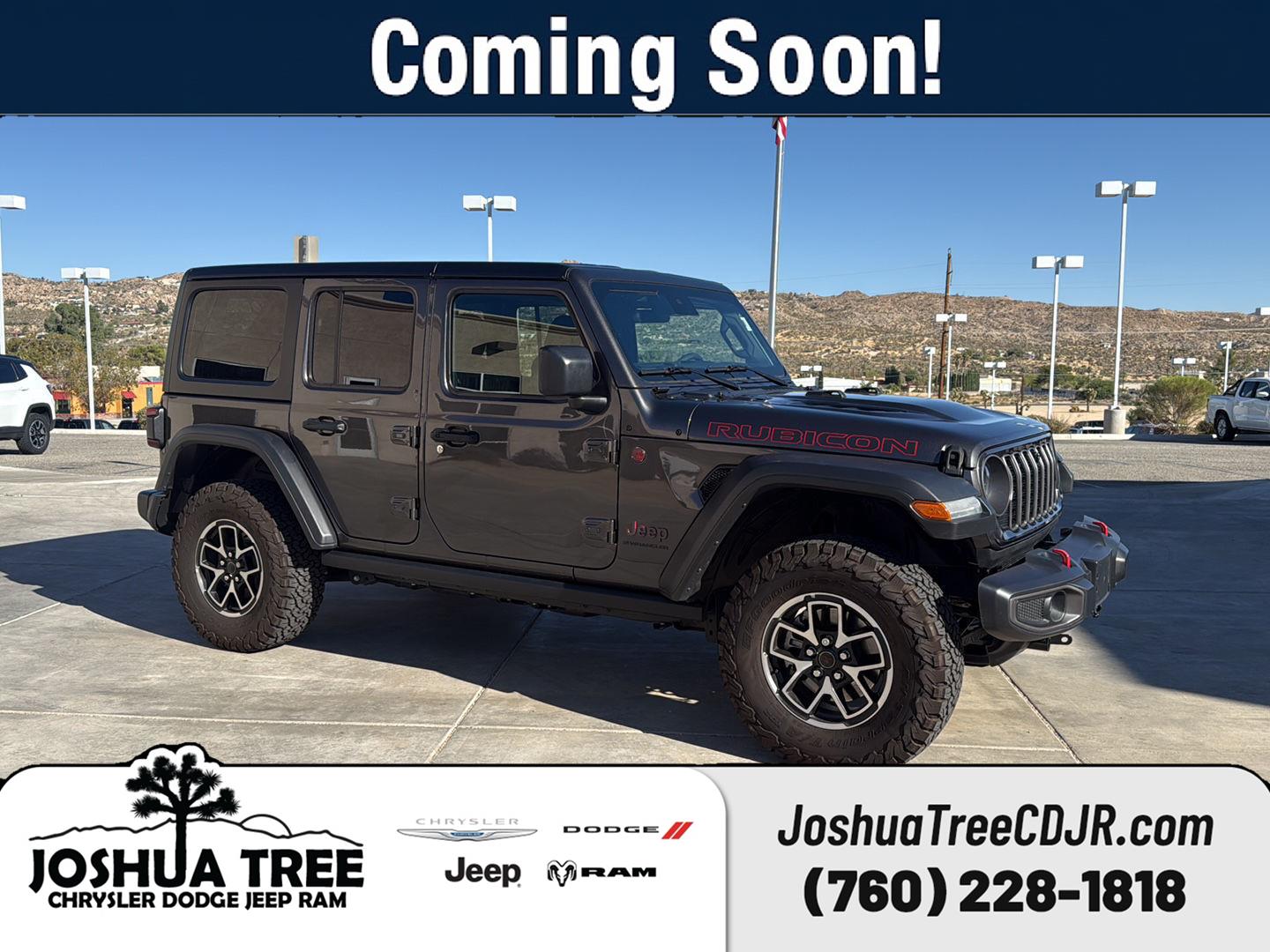 Gray (Granite Crystal Metallic Clearcoat) 2024 Jeep Wrangler SUV / Crossover Four-Wheel Drive 8-Speed Automatic