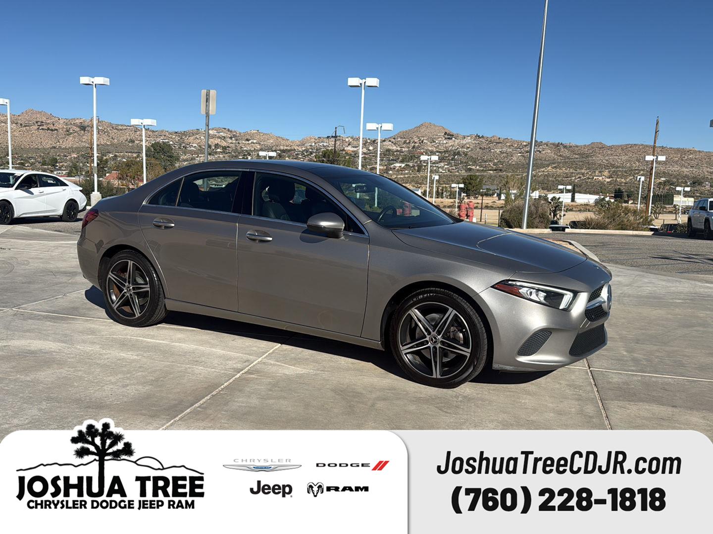Mojave Silver Metallic 2019 Mercedes-Benz A-Class Sedan Front-Wheel Drive Automatic
