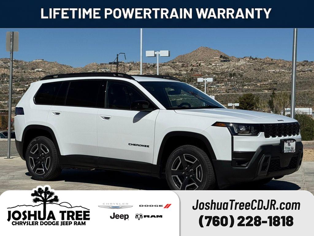 Bright White Clearcoat 2026 Jeep Cherokee SUV / Crossover Four-Wheel Drive Automatic