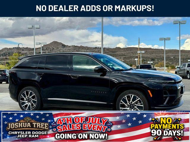 Diamond Black Crystal Pearlcoat 2025 Jeep Wagoneer S SUV / Crossover Four-Wheel Drive 1-Speed Automatic