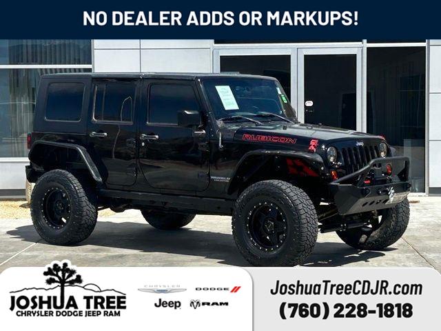 Black 2009 Jeep Wrangler Unlimited Rubicon 4WD SUV / Crossover Four-Wheel Drive 4-Speed Automatic