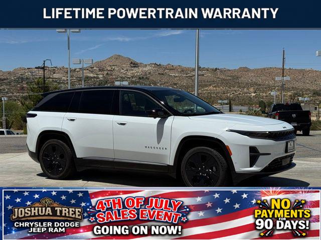 Bright White Clearcoat 2025 Jeep Wagoneer S SUV / Crossover Four-Wheel Drive 1-Speed Automatic