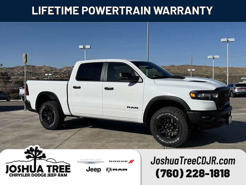 Bright White Clearcoat 2026 RAM 1500 Pickup Truck Four-Wheel Drive 8-Speed Automatic