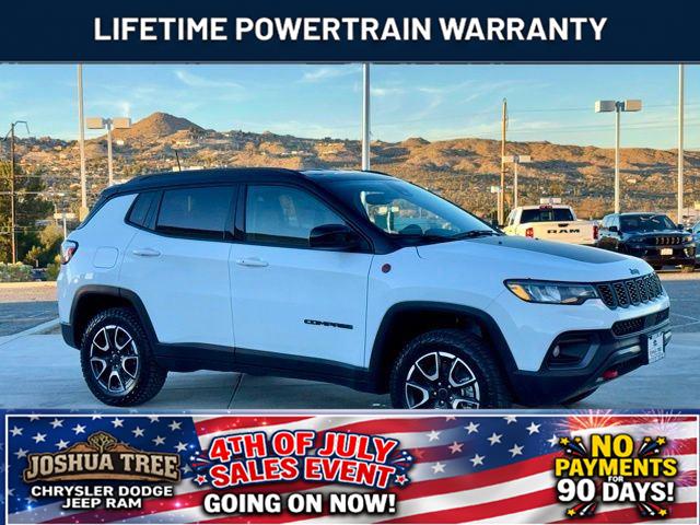 Bright White Clearcoat 2026 Jeep Compass SUV / Crossover Four-Wheel Drive 8-Speed Automatic
