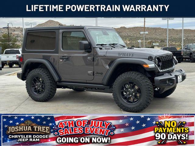 Gray (Granite Crystal Metallic Clearcoat) 2026 Jeep Wrangler SUV / Crossover Four-Wheel Drive 8-Speed Automatic