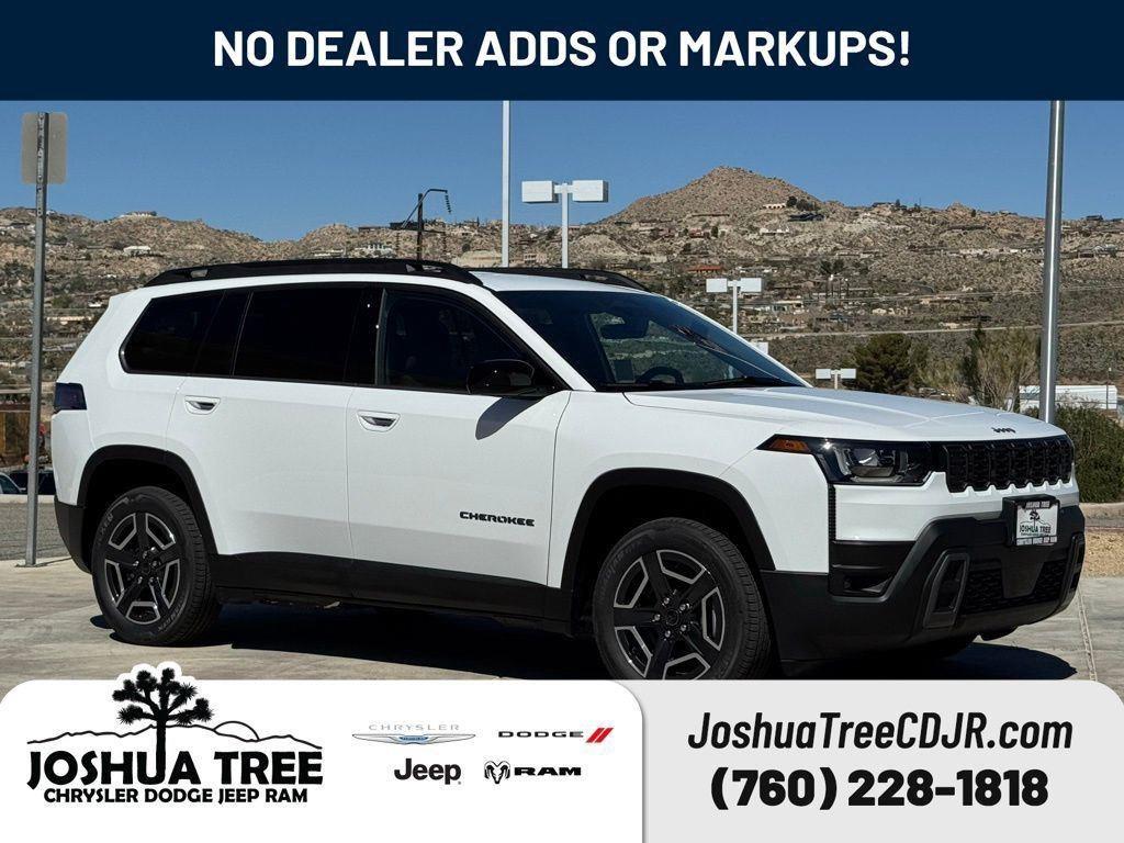 Bright White Clearcoat 2026 Jeep Cherokee SUV / Crossover Four-Wheel Drive Automatic