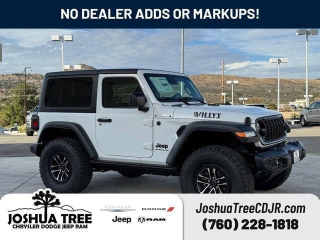 Bright White Clearcoat 2026 Jeep Wrangler SUV / Crossover Four-Wheel Drive 8-Speed Automatic