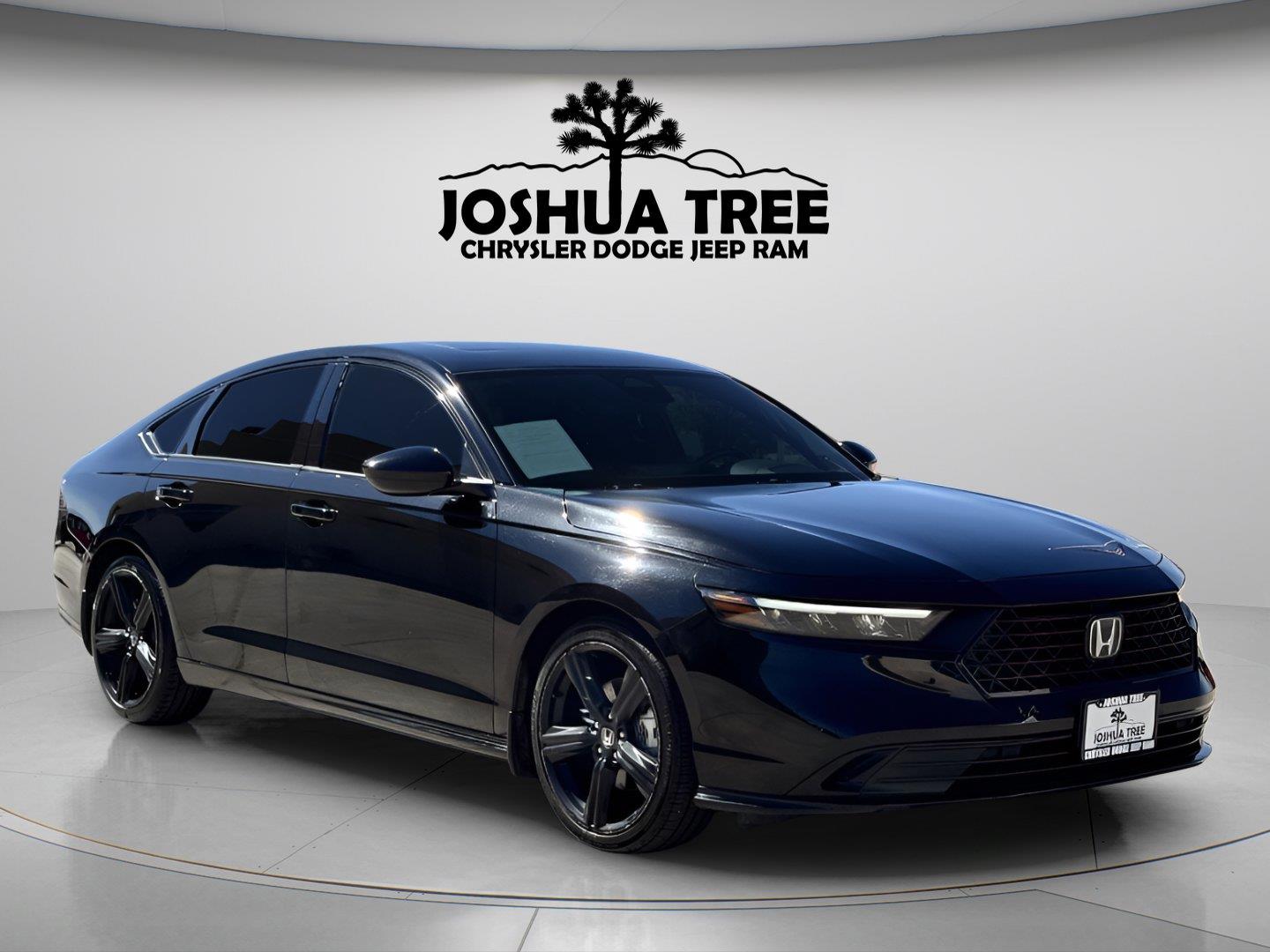 Crystal Black Pearl 2025 Honda Accord Hybrid Sedan Front-Wheel Drive Continuously Variable Transmission