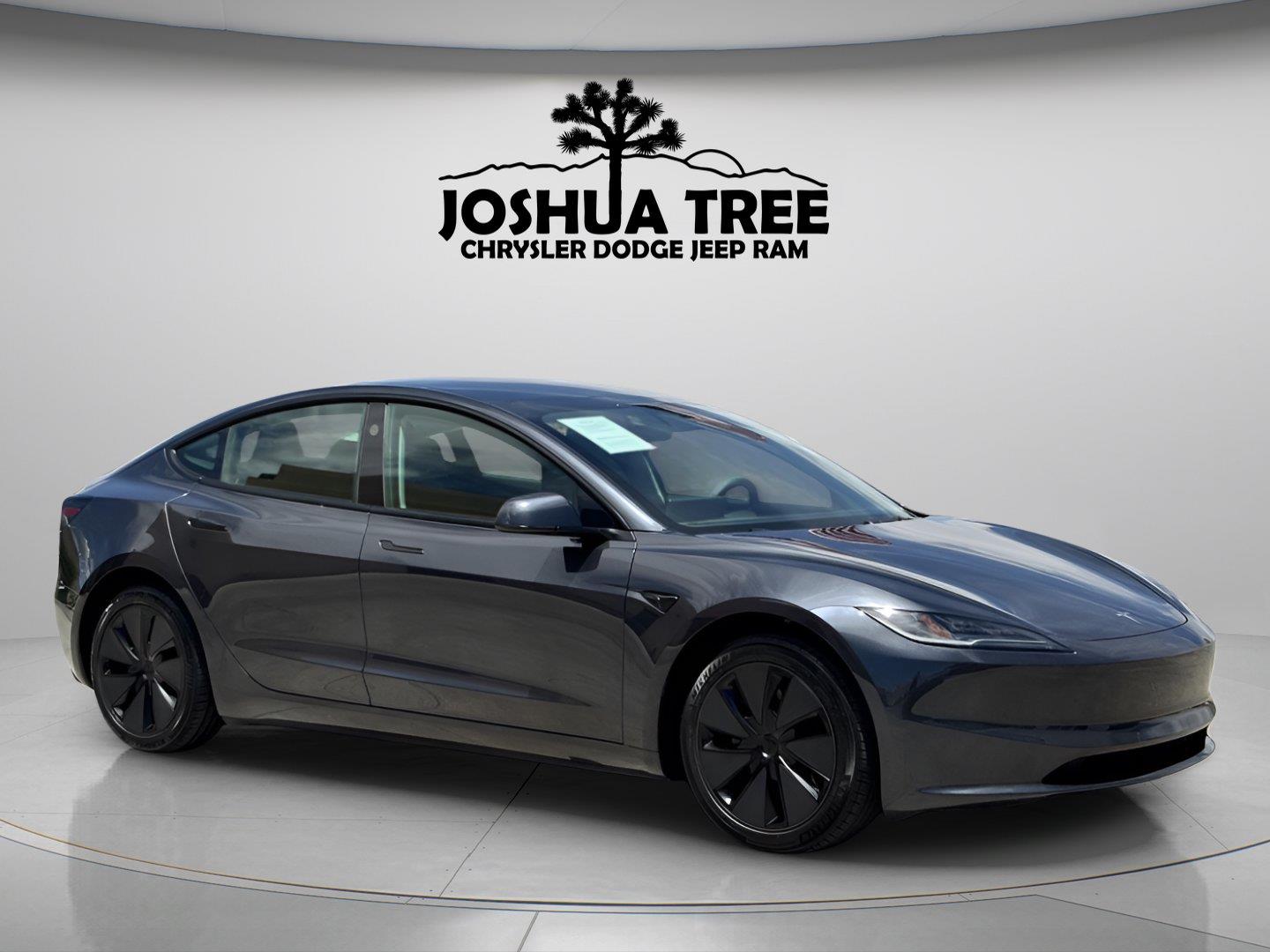 Gray (Stealth Grey) 2025 Tesla Model 3 Sedan Rear-Wheel Drive Automatic