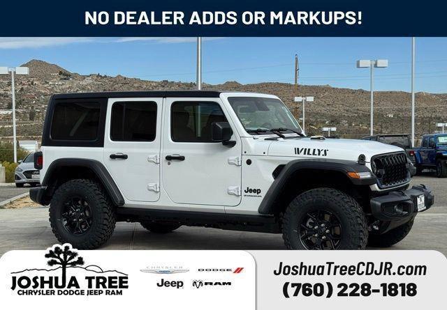 Bright White Clearcoat 2026 Jeep Wrangler SUV / Crossover Four-Wheel Drive 8-Speed Automatic