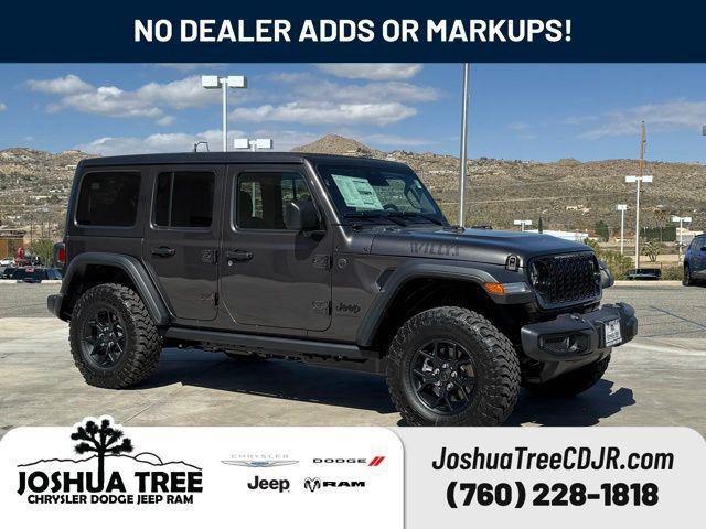 Gray (Granite Crystal Metallic Clearcoat) 2026 Jeep Wrangler SUV / Crossover Four-Wheel Drive 8-Speed Automatic