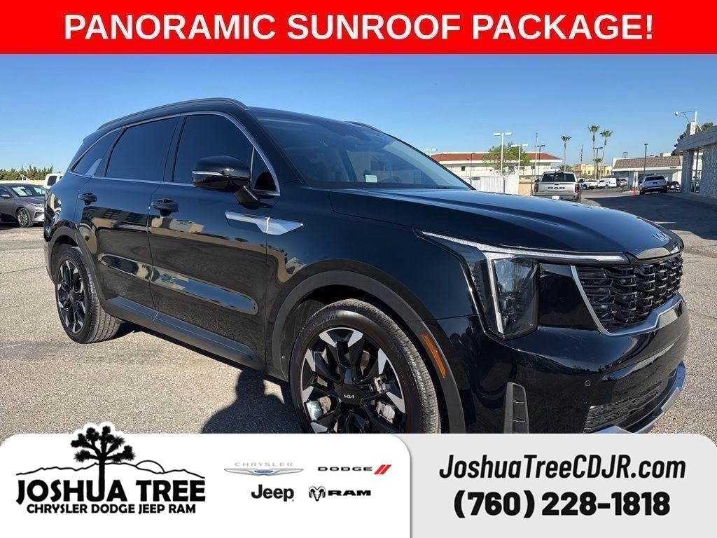 Ebony Black 2025 Kia Sorento SUV / Crossover Front-Wheel Drive 8-Speed Automatic