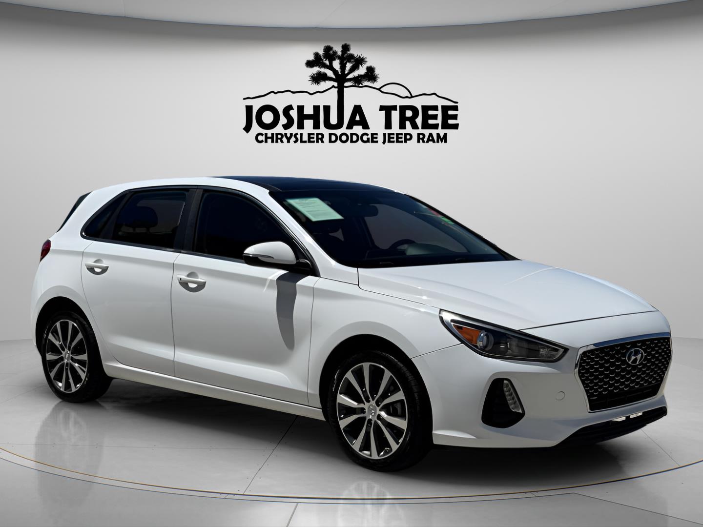 Ceramic White 2020 Hyundai Elantra GT Hatchback Front-Wheel Drive Automatic
