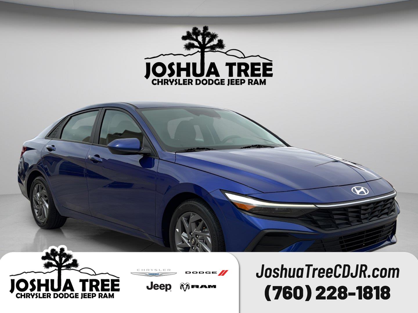 Intense Blue 2024 Hyundai Elantra Sedan Front-Wheel Drive Continuously Variable Transmission